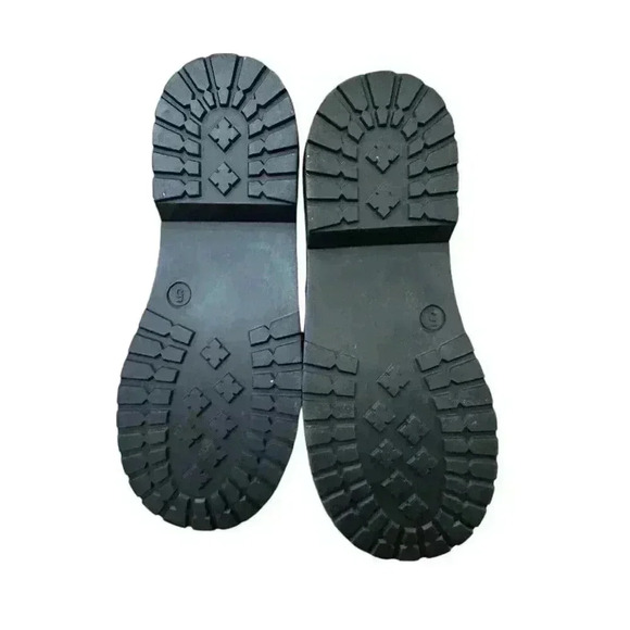 Steve Madden Jshortie Boots White Girls Size 5 Lace Up Zipper Combat - Picture 7 of 7